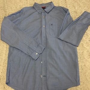 16-18 LARGE TOMMY HILFIGER CASUAL SHIRT FOR BOYS
